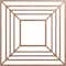 Ekena Millwork Raven Wood Fretwork Pierced Ceiling Medallion, Wood (Paint Grade), 26"OD x 9 1/2"ID x 3/8"T CMWP26X26X0375RAMF - alternate 1